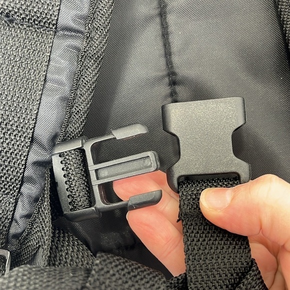 L’egent School Work Backpack Blue Black Multi Compartment Padded Back Straps - Picture 4 of 16